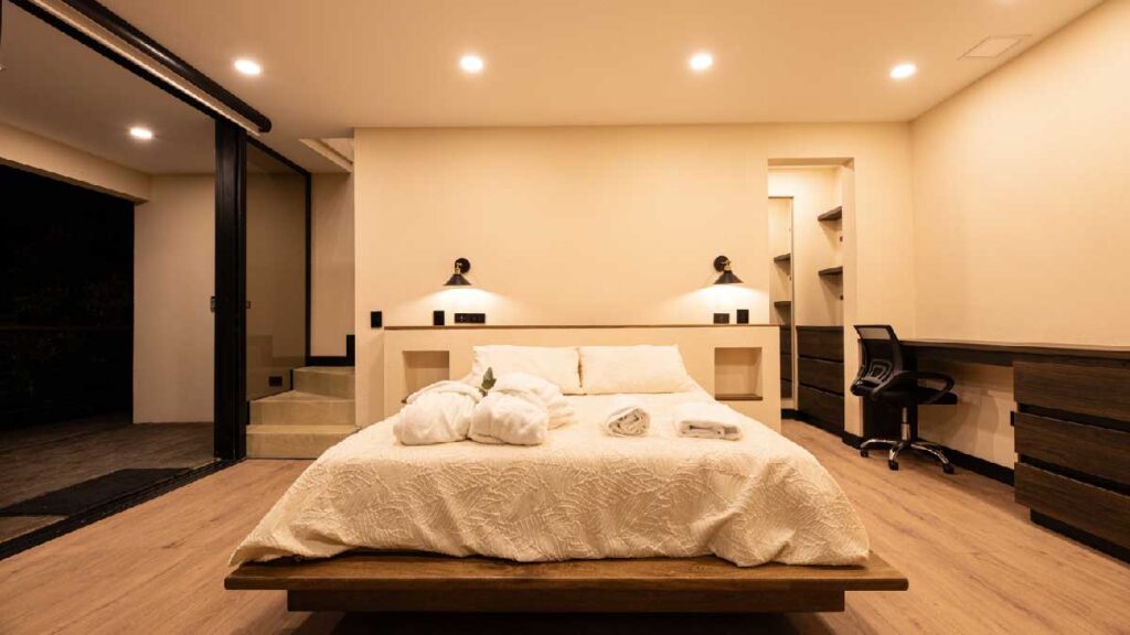 Habitación moderna en Magnolios Villas