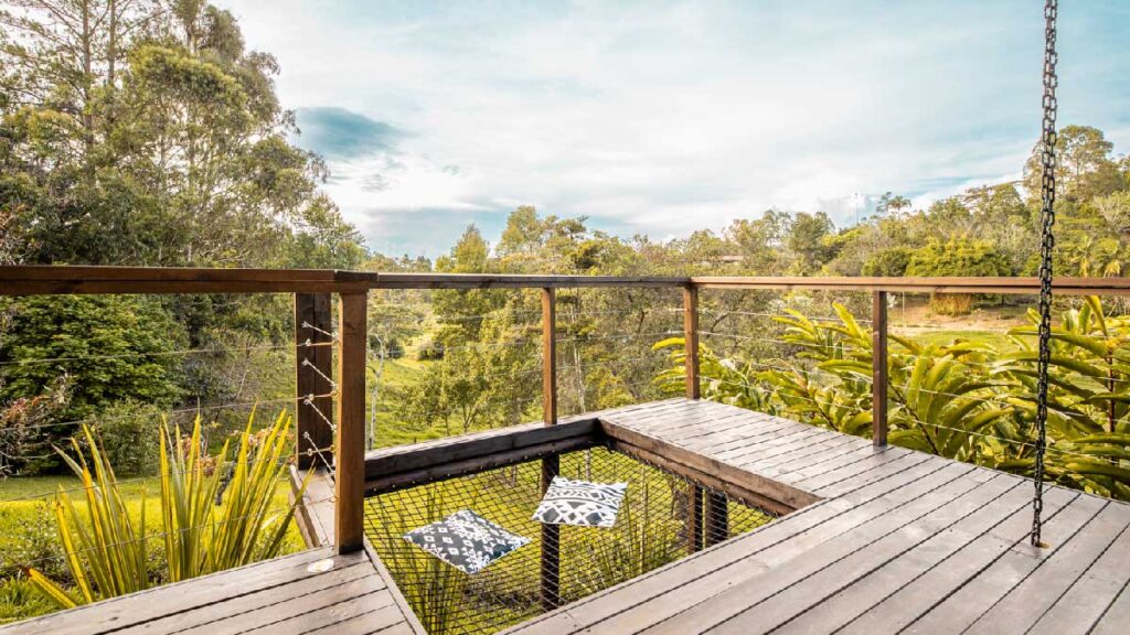 Terraza privada Magnolios Villas