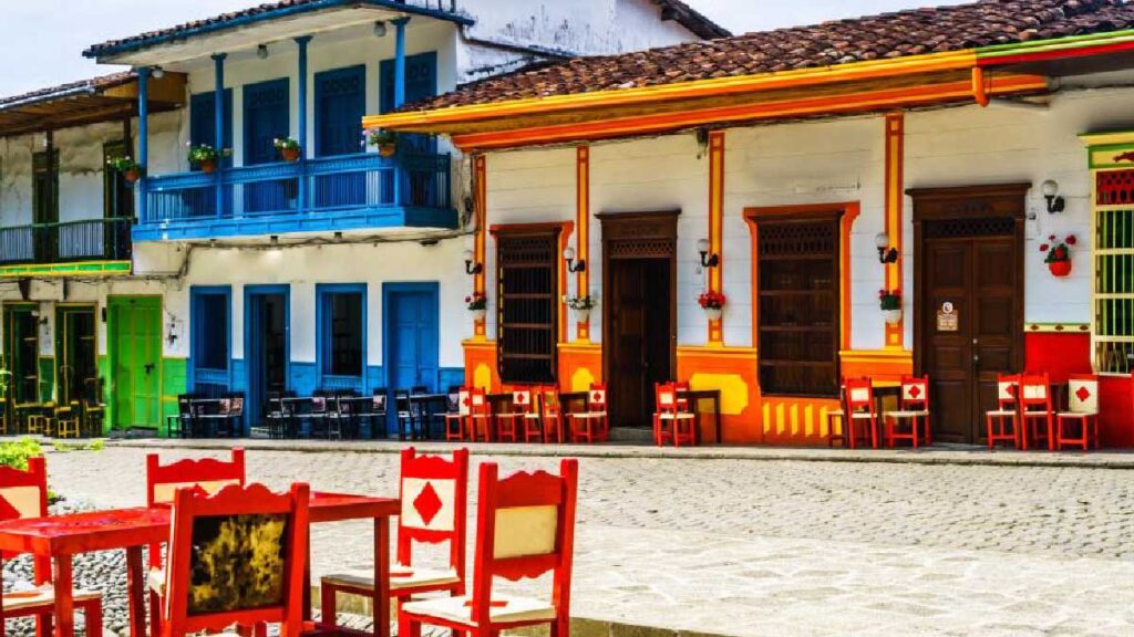 pueblo colonial de jardin de antioquia.